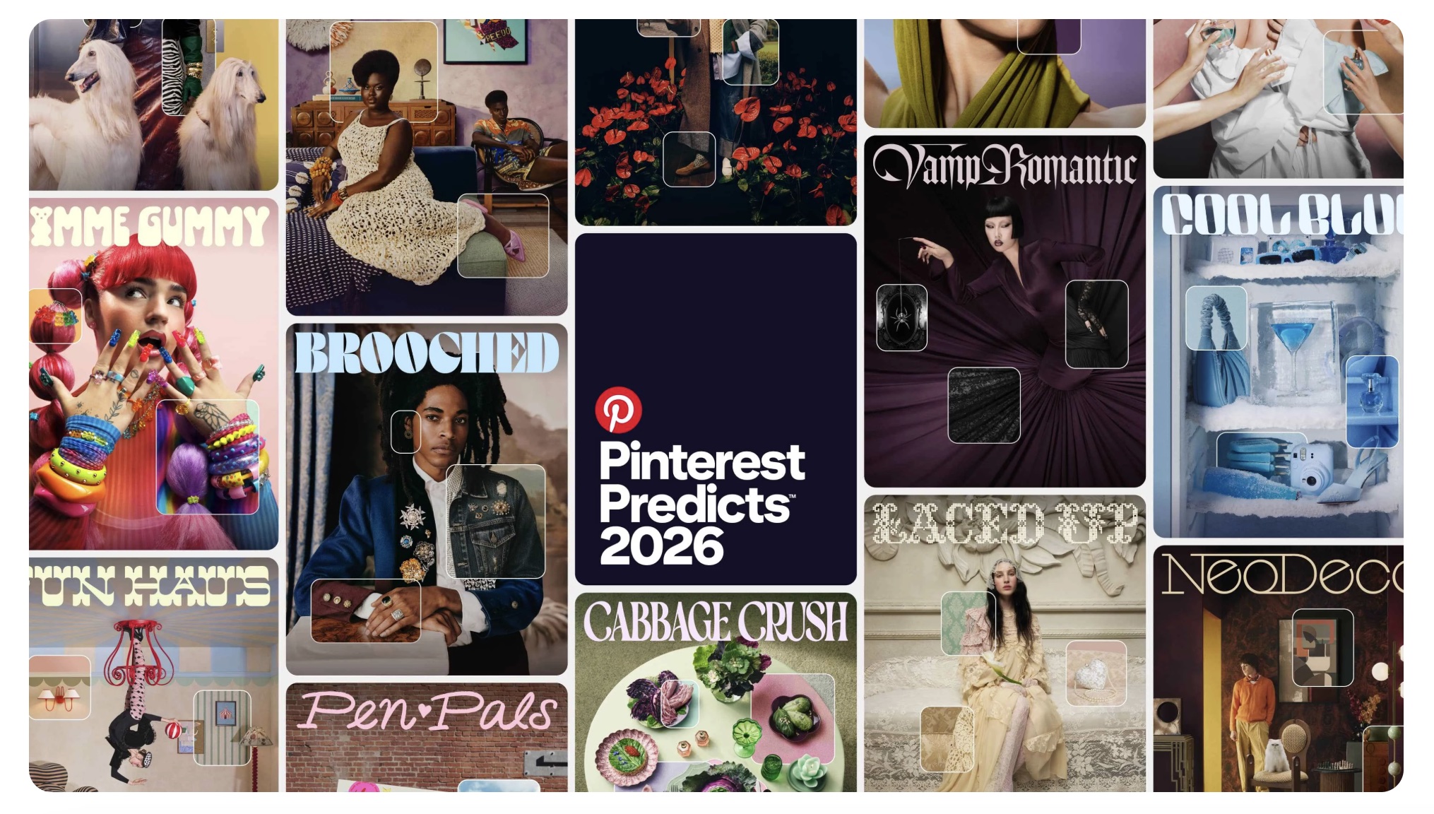 Pinterest predicts '80s maximalism, lace, 'poetcore' and more for 2026