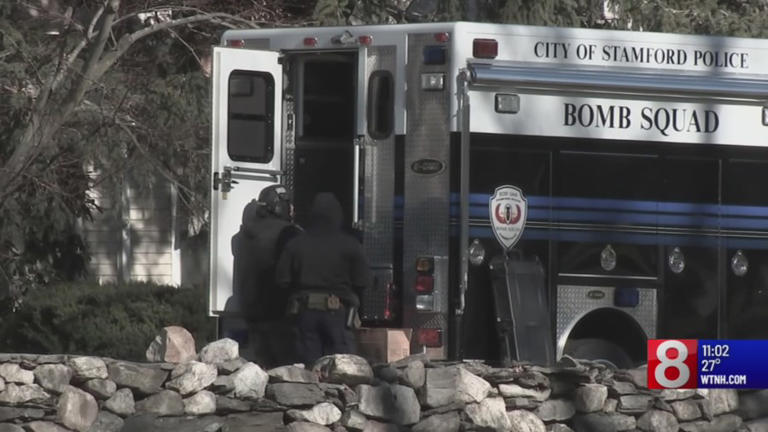 Human remains found after standoff in Stamford identified