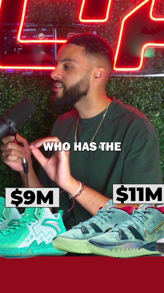 Most expensive NBA shoe deals