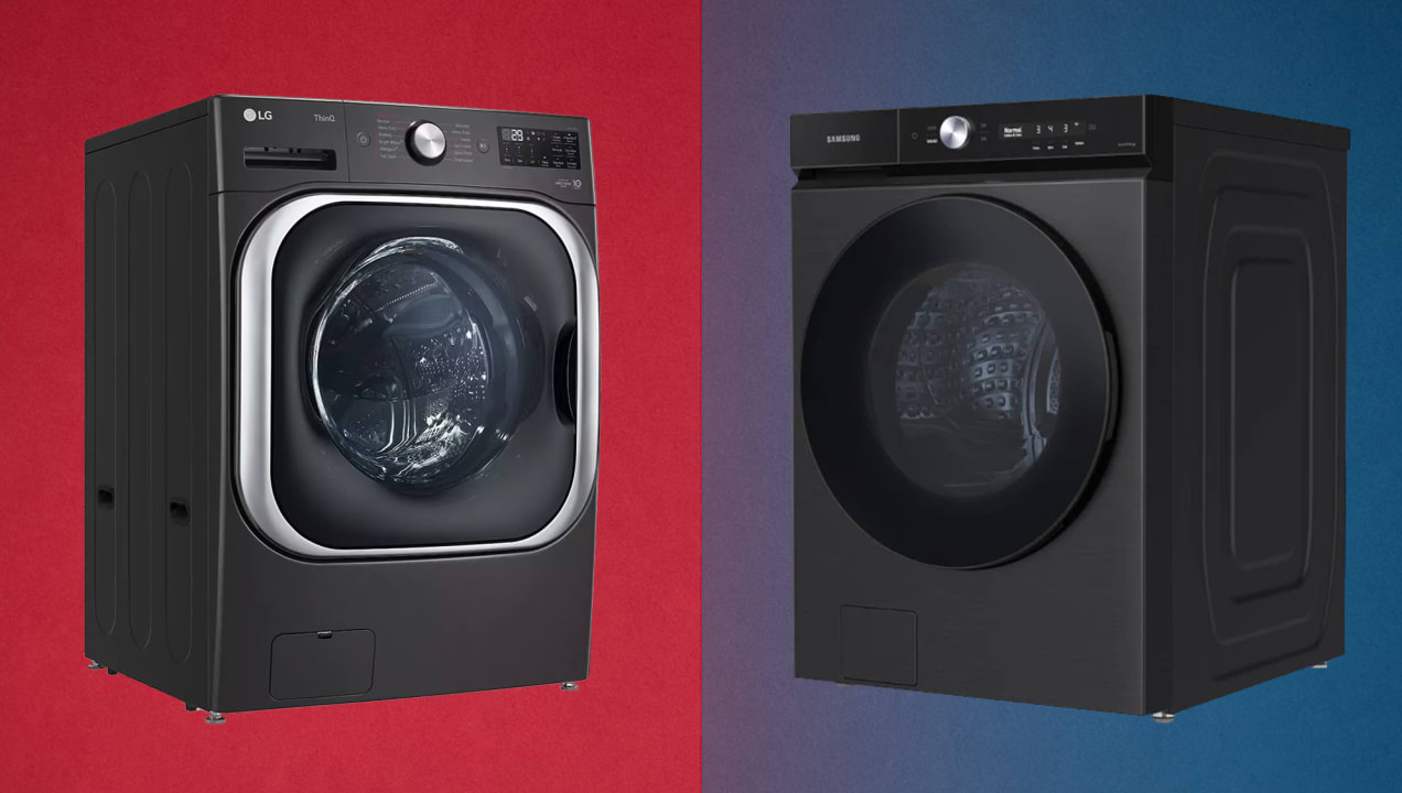 Lg Vs Samsung Washing Machine Wallpaper 8k
