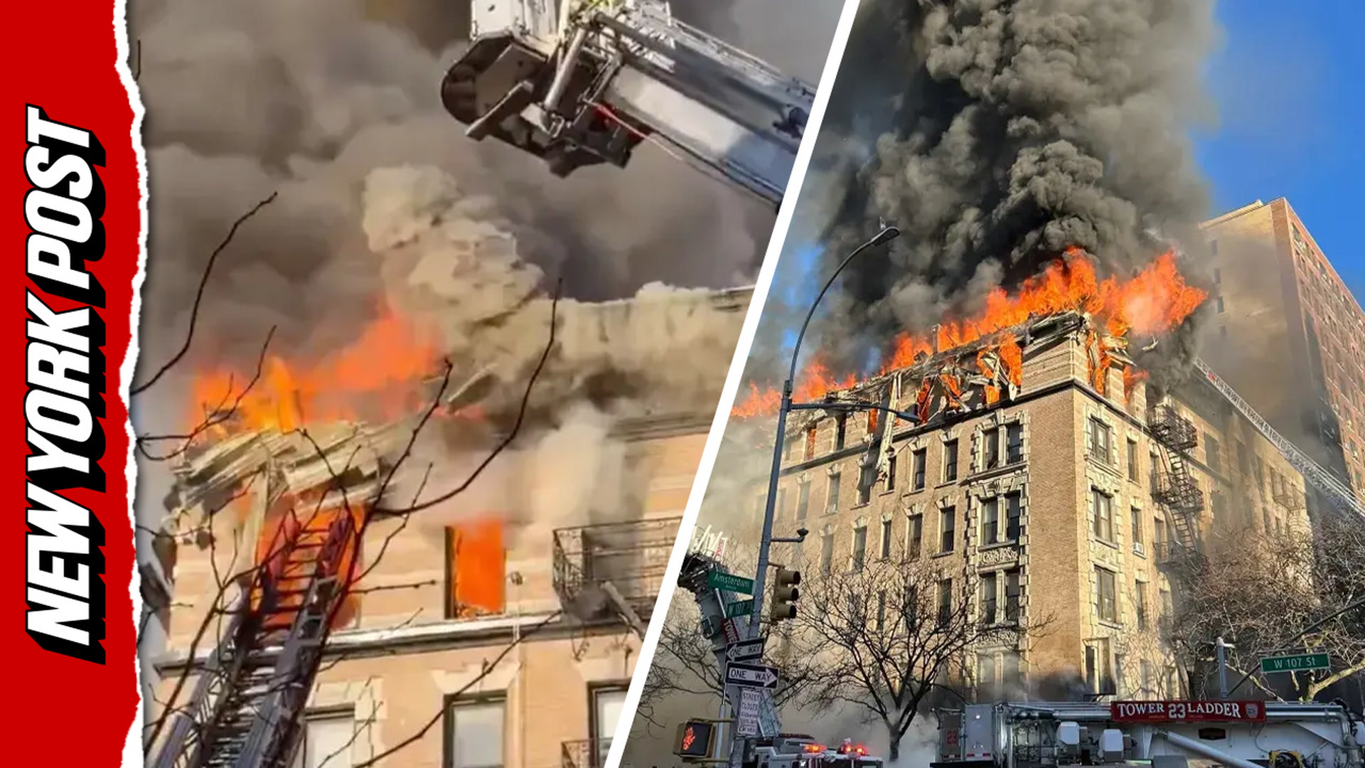 FDNY battles heavy fire in Upper West Side apartment building