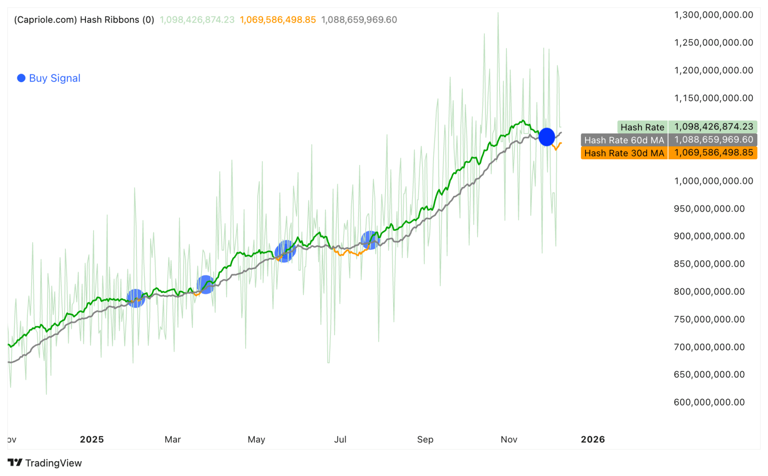 Bitcoin hash ribbons flash 'buy' signal at $90K: Will BTC price rebound?