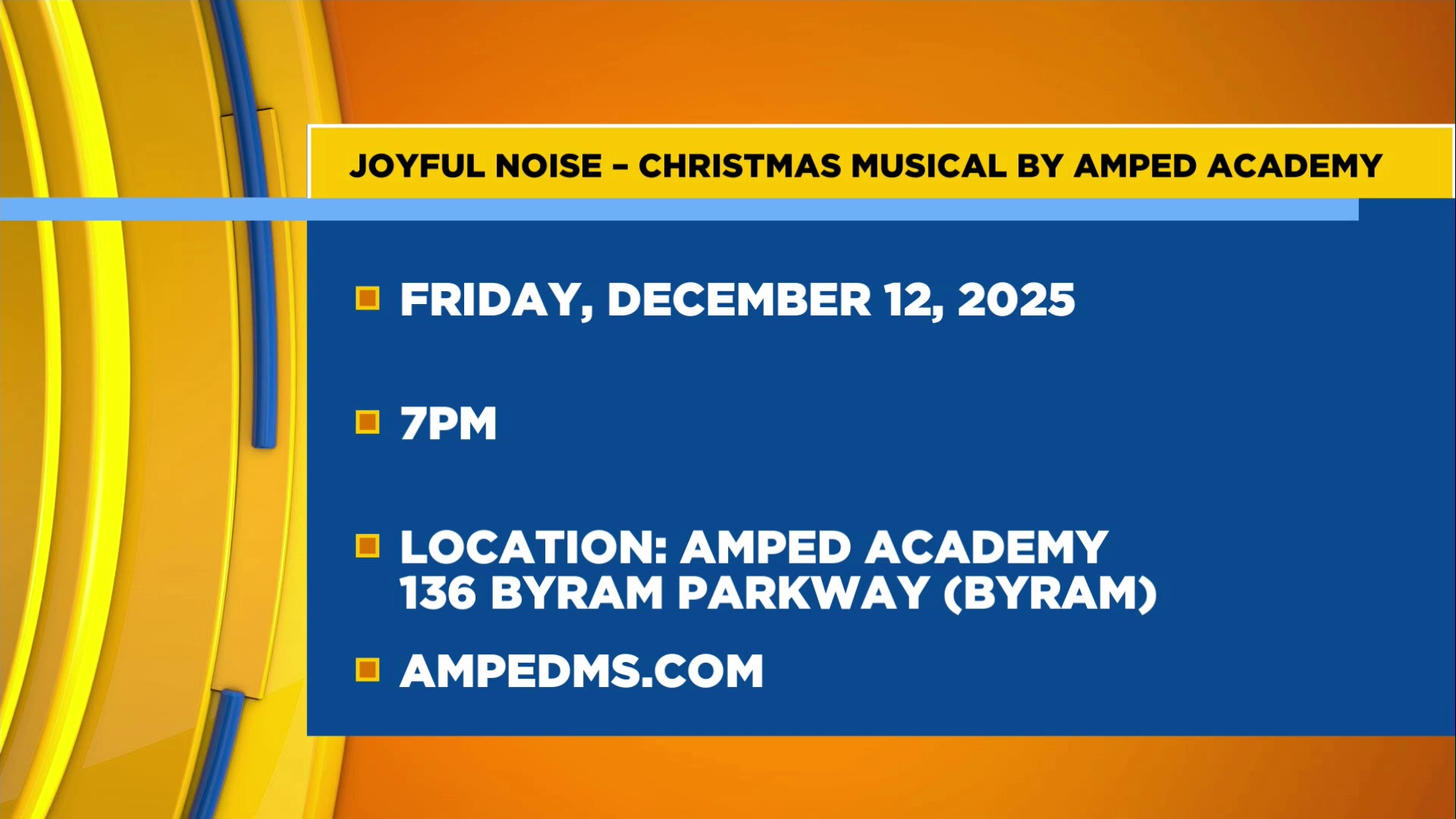 Joyful noise - Christmas musical by AMPED Academy