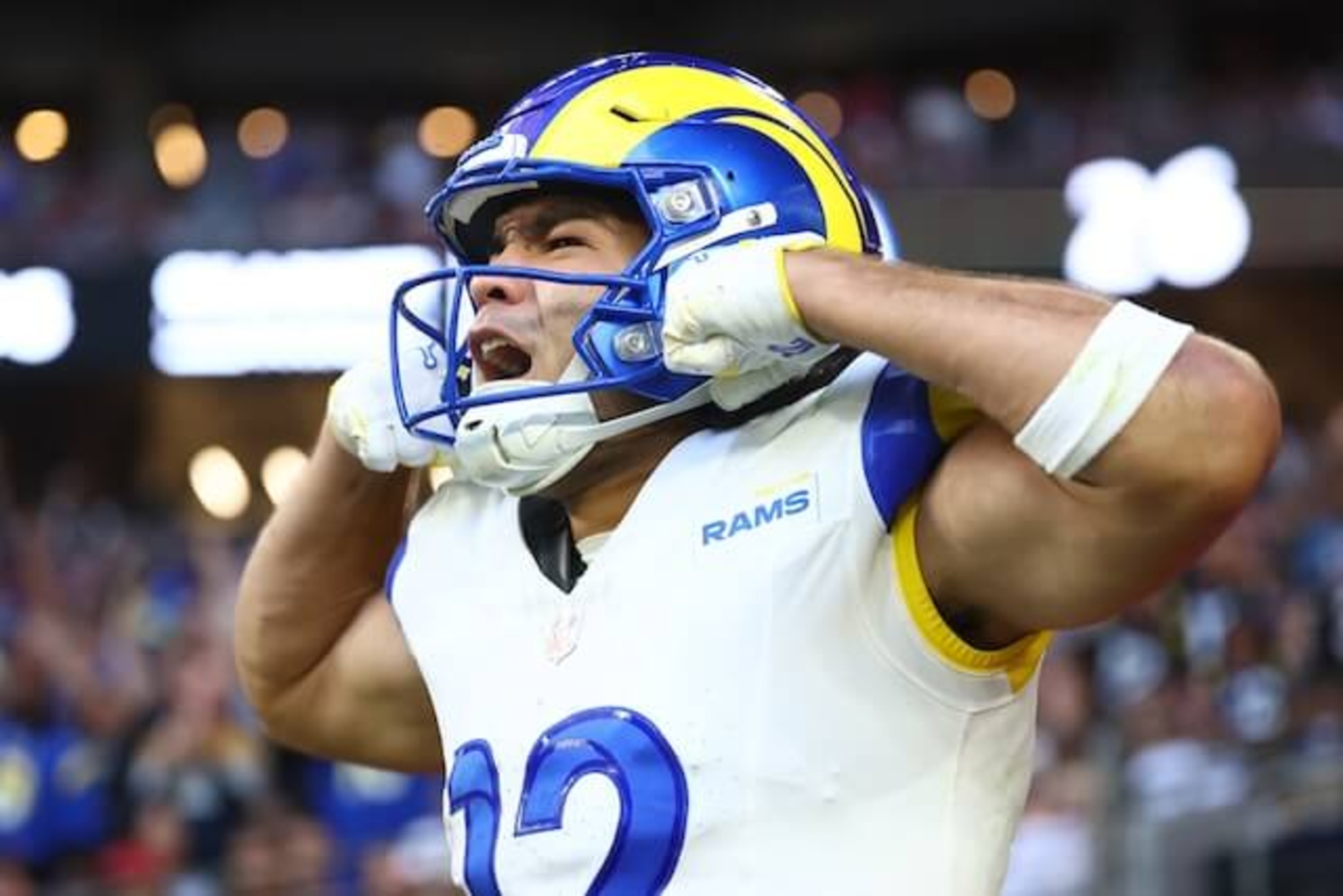 Puka Nacua excited about first two-touchdown game