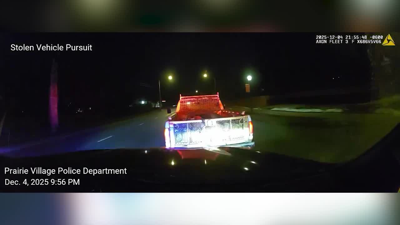 Grappler device helps Prairie Village police stop stolen truck