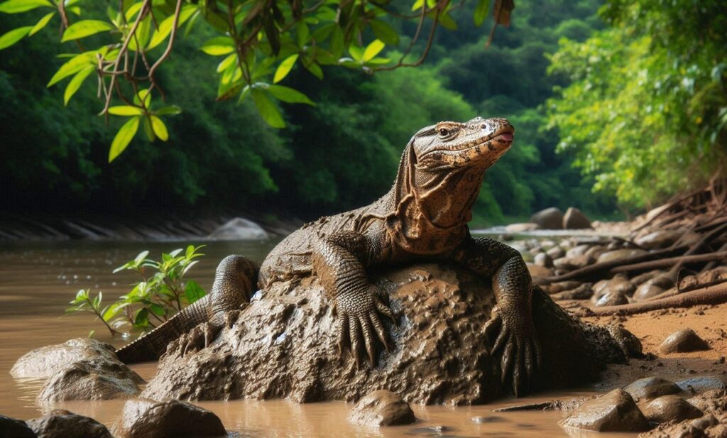 A Komodo dragon could bite your leg, but escaping its jaws would only ...