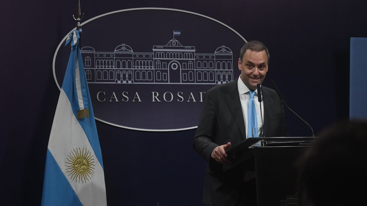 El jefe de Gabinete Manuel Adorni