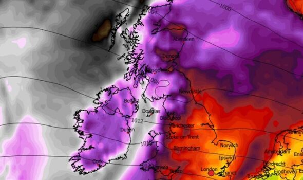 UK weather maps show exact date 7cm of snow and 63mph winds to batter ...