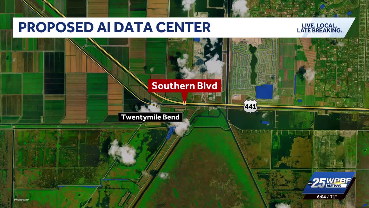 Controversial AI data center project to be discussed by Palm Beach ...