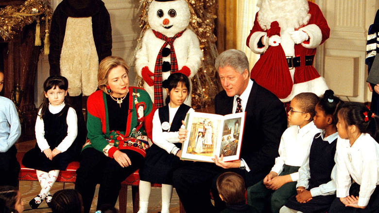 What the White House served to President Clinton for Christmas