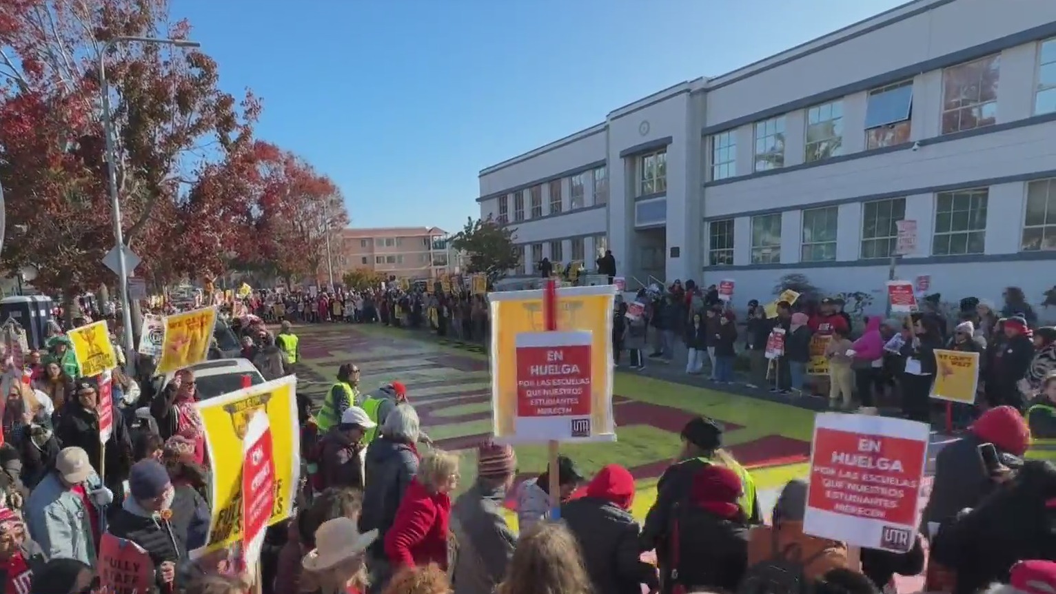 Teachers, supporters rally as WCCUSD strike reaches 4th day
