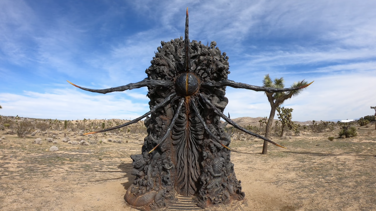 The mystery of The Game Awards statue in the desert may be solved, and ...