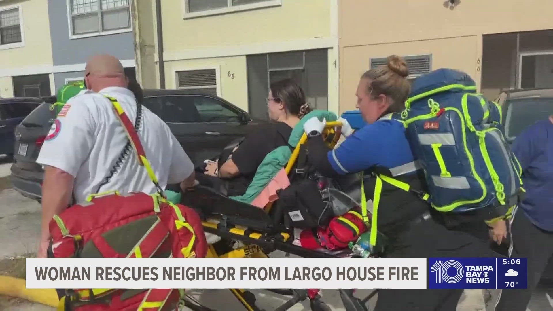 Woman is being called 'hero' after rescuing neighbor from a house fire ...