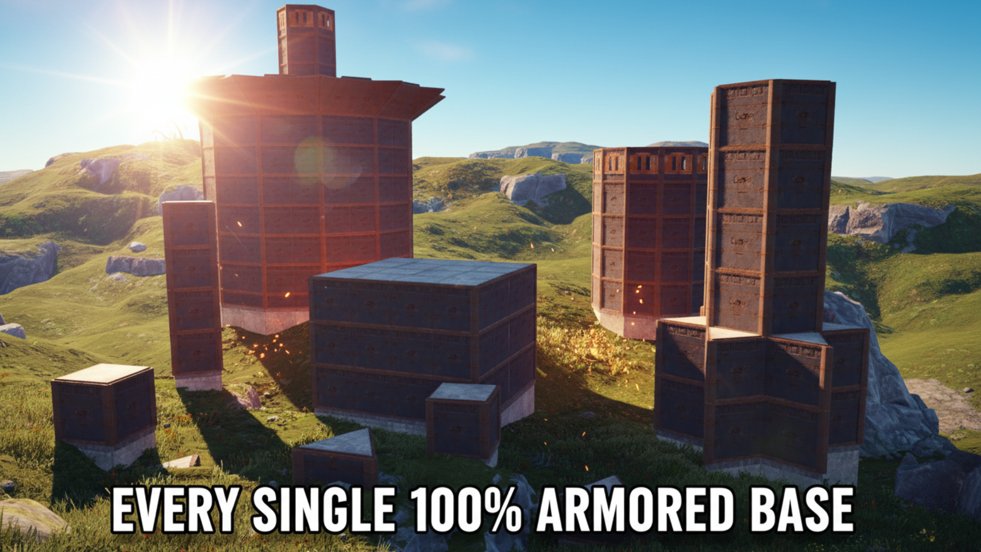 Taking down every 100% armored base solo in sight
