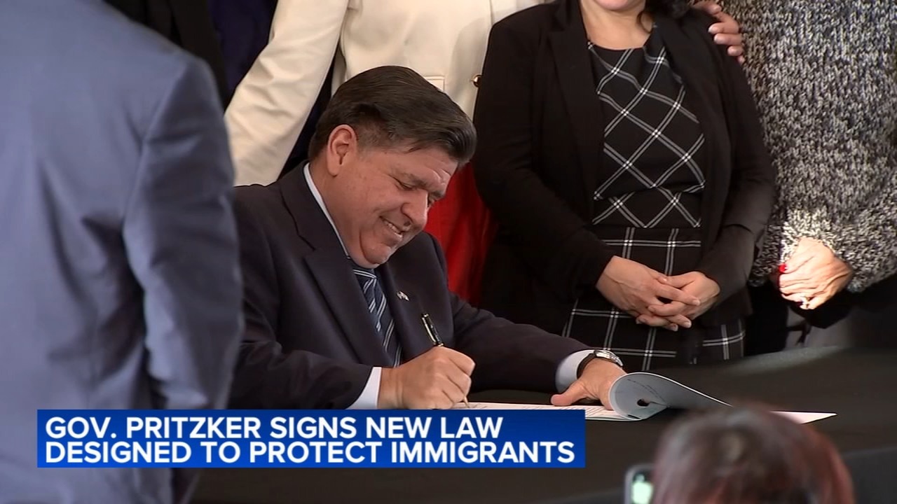 Pritzker signs bill increasing immigrant protections at Illinois ...