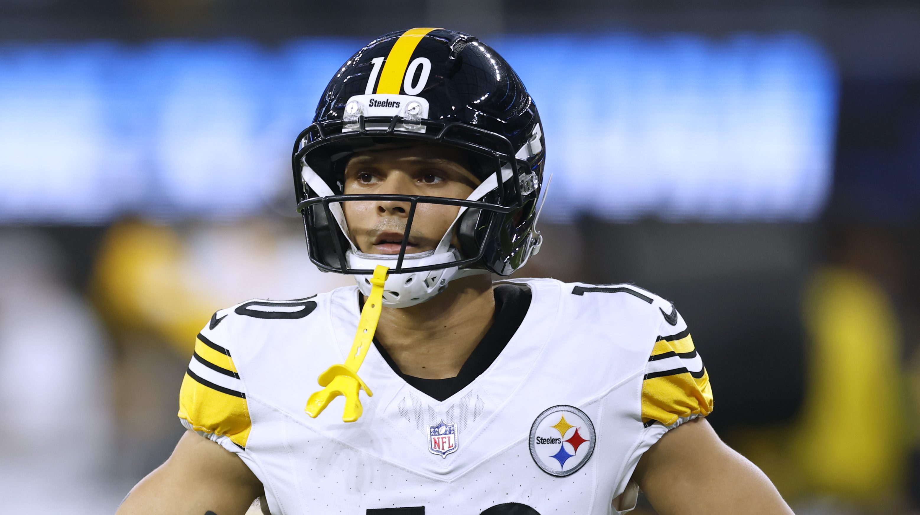 Roman Wilson #10 of the Pittsburgh Steelers