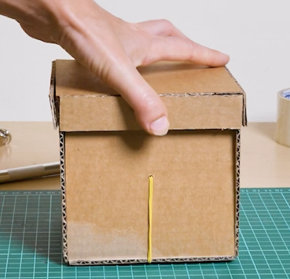 Craft a mysterious surprise box for fun reveals
