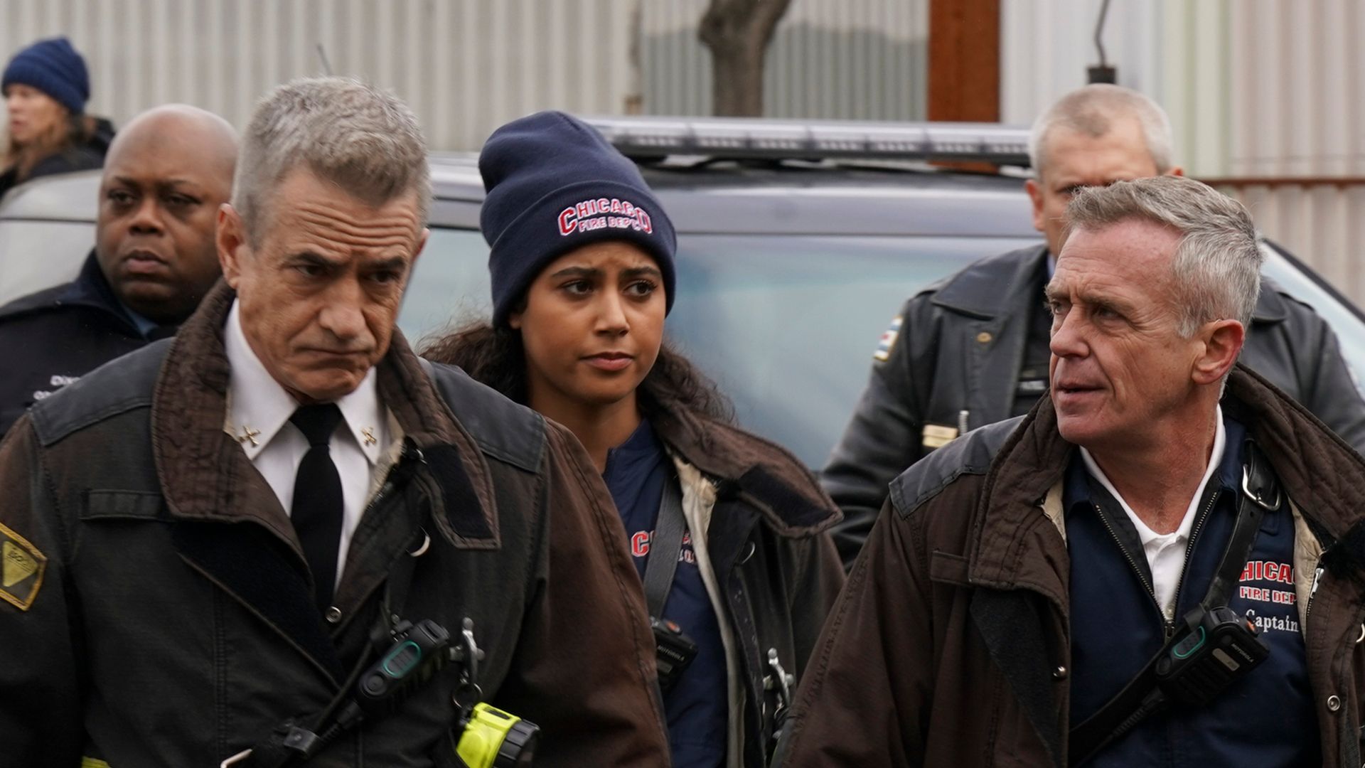 Chicago Fire star reveals surprise return to show after almost a year away:  'Back on set'