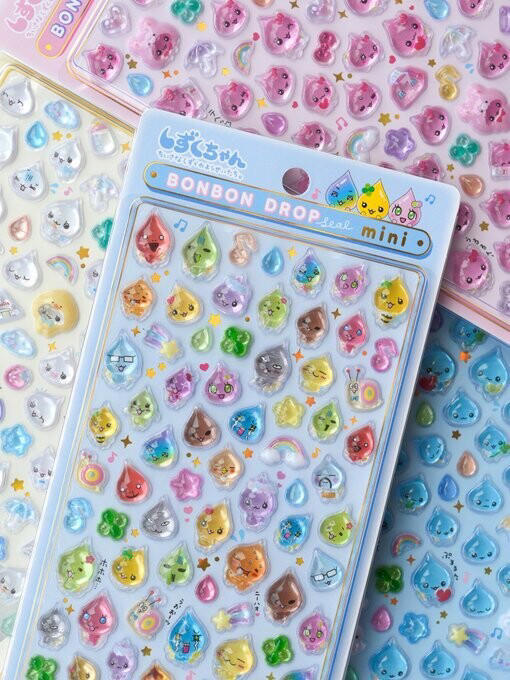 大人気ボンボンドロップシール「しずくちゃん」が抽選販売に