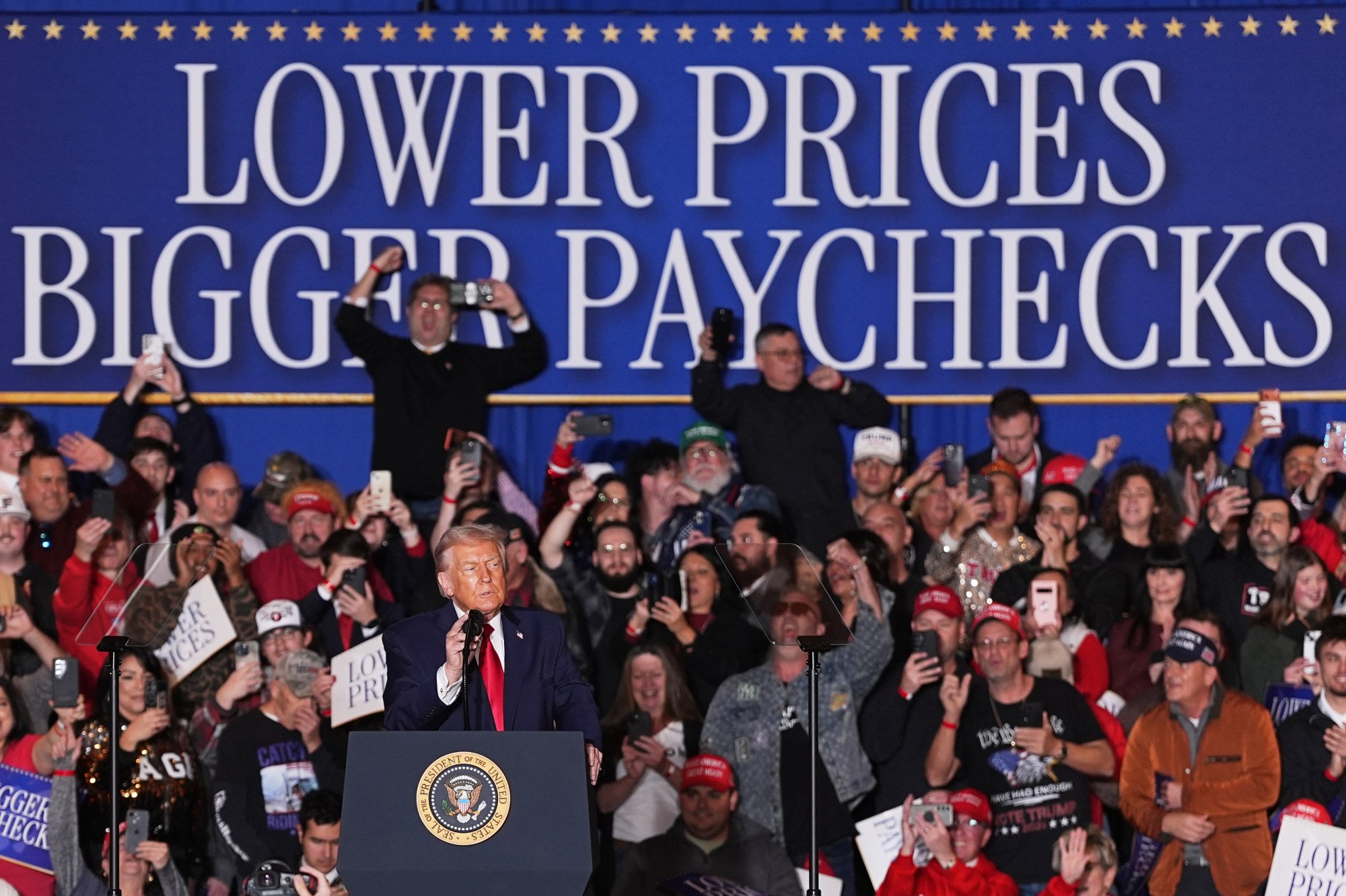 Trump defends economic record at rally, vows to make 'America ...