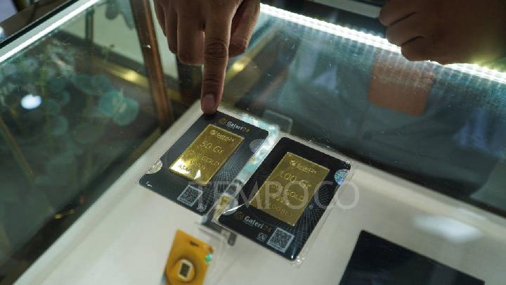 Harga Emas Antam Naik Rp13 Ribu Jadi Rp2,416.000 per Gram