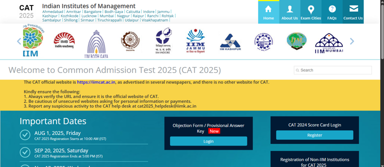 CAT answer key objection window 2025 closes today at IIMCAT.ac.in ...