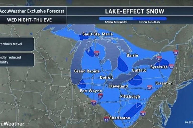 Snow to finally hit New York this weekend as eerie maps reveal when and ...
