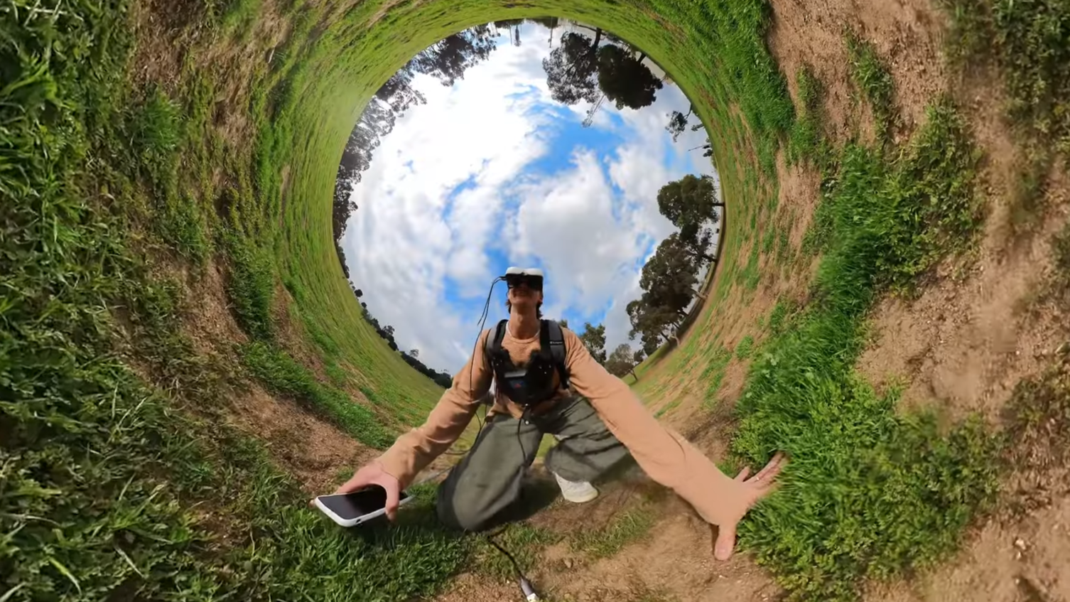 Can human eyes survive 360° vision?