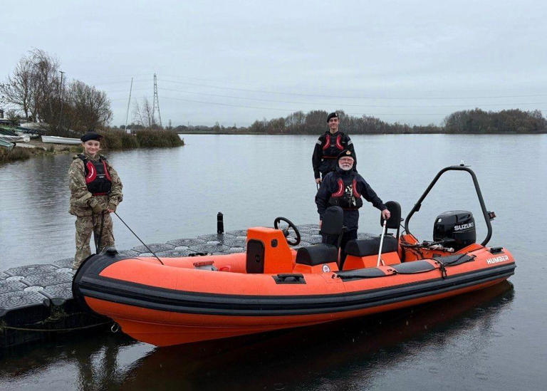 Sea Cadets say 'thank you' after new boat donation