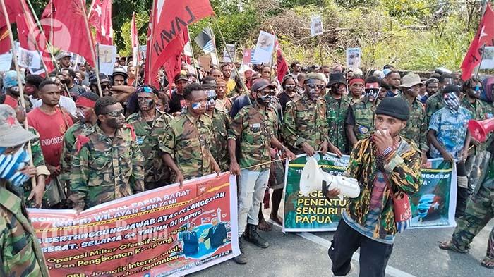 Aksi KNPB di Sentani, DPRK Jayapura Terima Aspirasi HAM Global