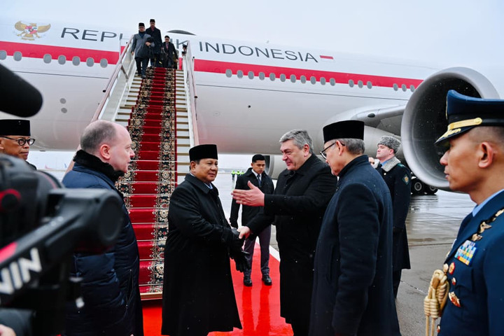 Pertemuan Hangat Prabowo dan Putin di Moskow