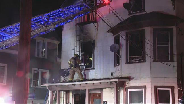 Fire at multi-family home in Central Falls displaces more than a dozen