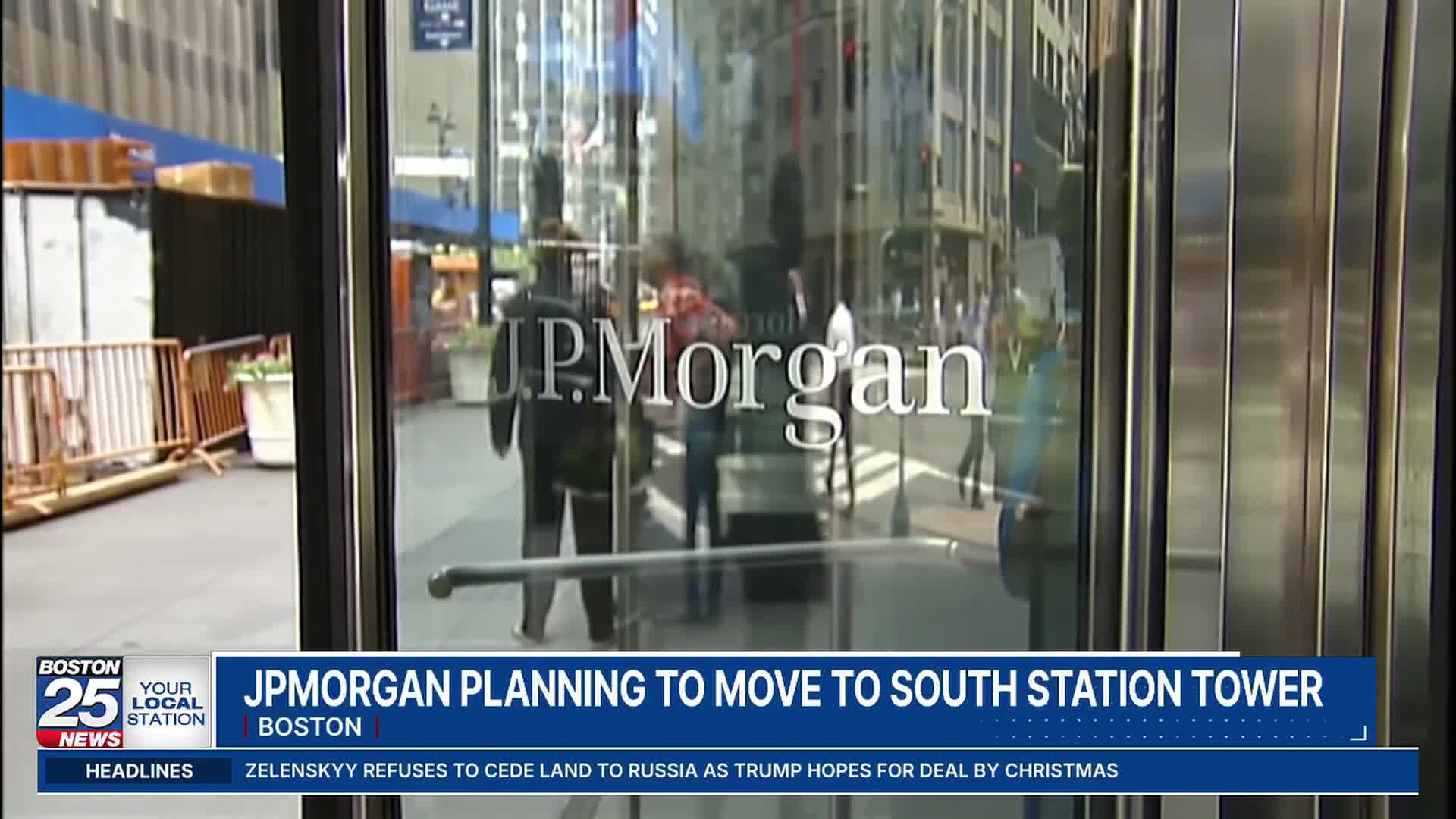 JPMorgan planning to move to South Station Tower
