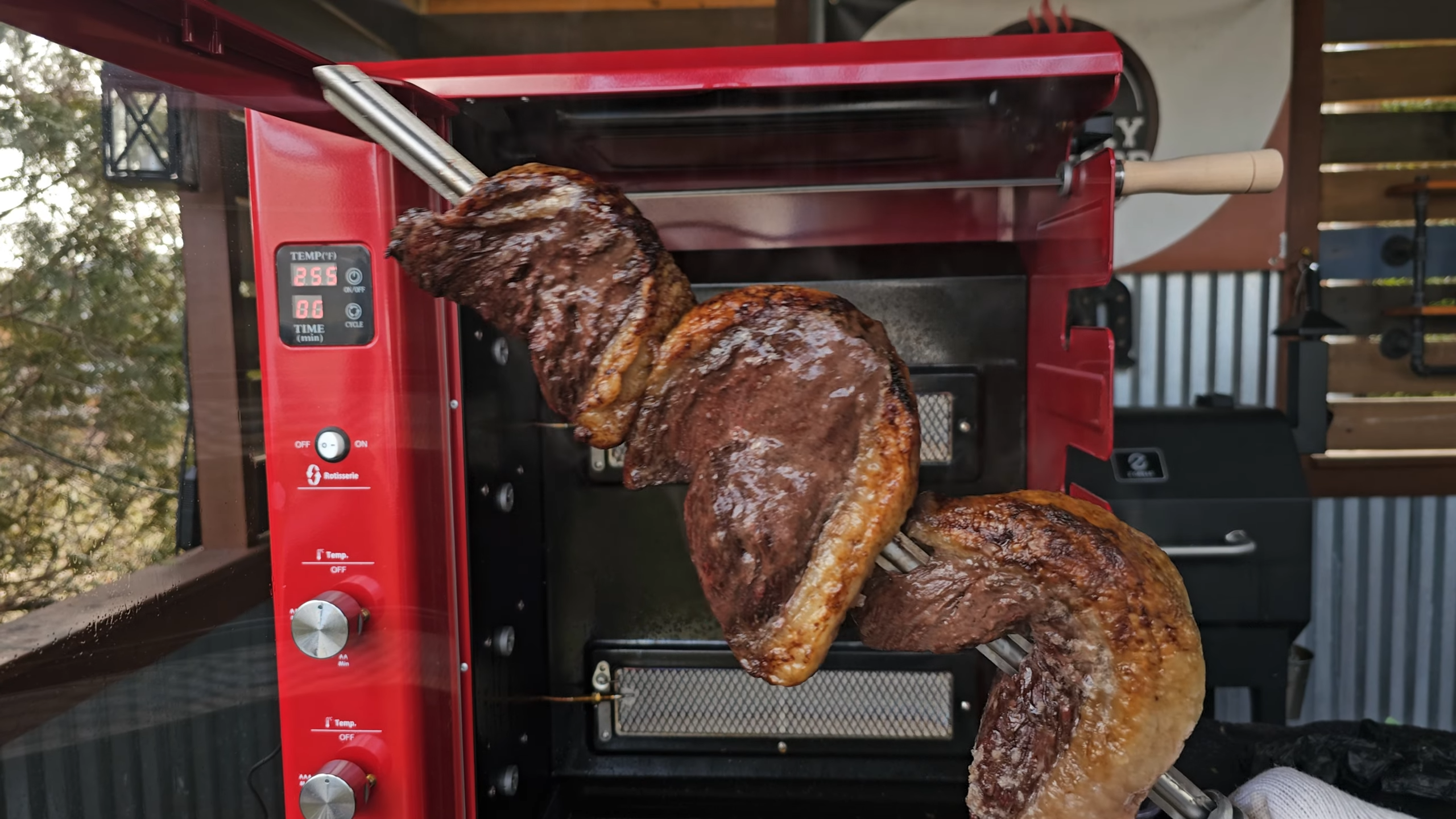 Life Range propane rotisserie oven review