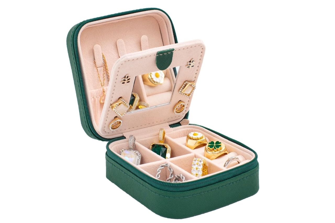 KElofoN Travel jewelry case Travel jewelry box Travel