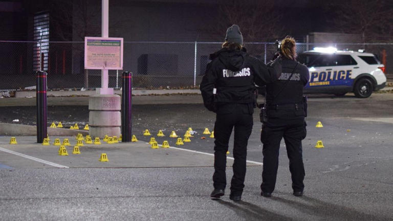 Man dies, another injured after overnight shooting at Baltimore gas station
