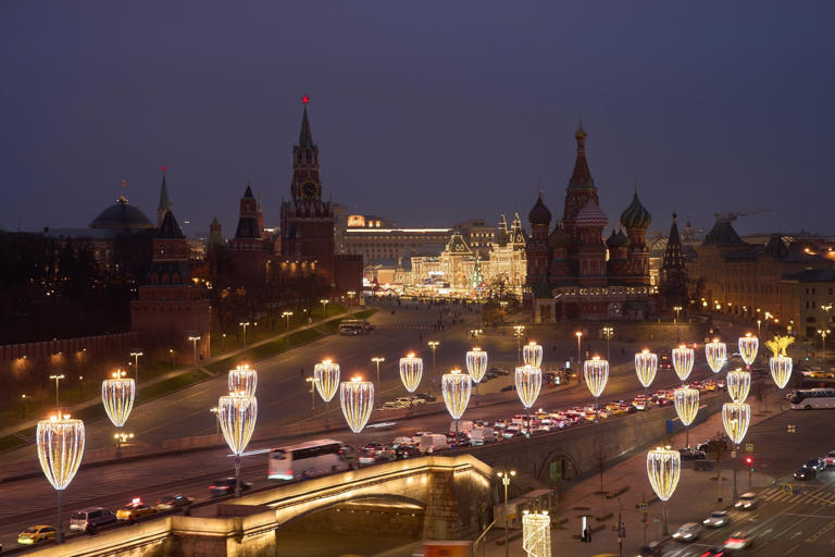 Alexander Zemlianichenko/AP - PHOTO: This file photo shows a view of Moscow, Russia, on Dec. 8, 2025.