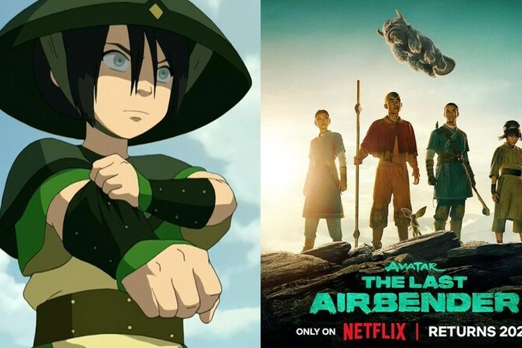 Netflix rilis poster The Last Airbender musim 2 dengan Toph hadir