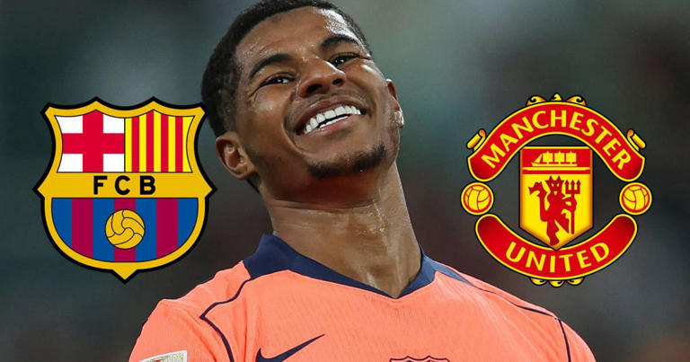 El Manchester United responde a la «primera oferta» oficial del Barcelona de 22 millones de euros por Marcus Rashford, según un informe.