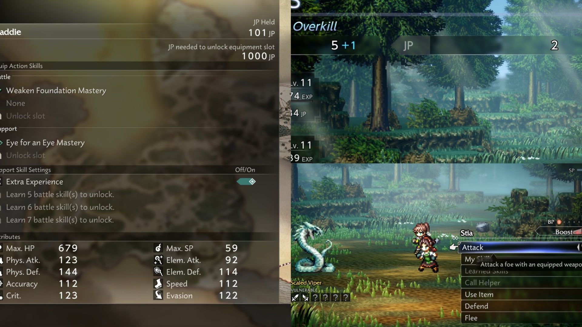 Octopath Traveler 0: How to farm JP