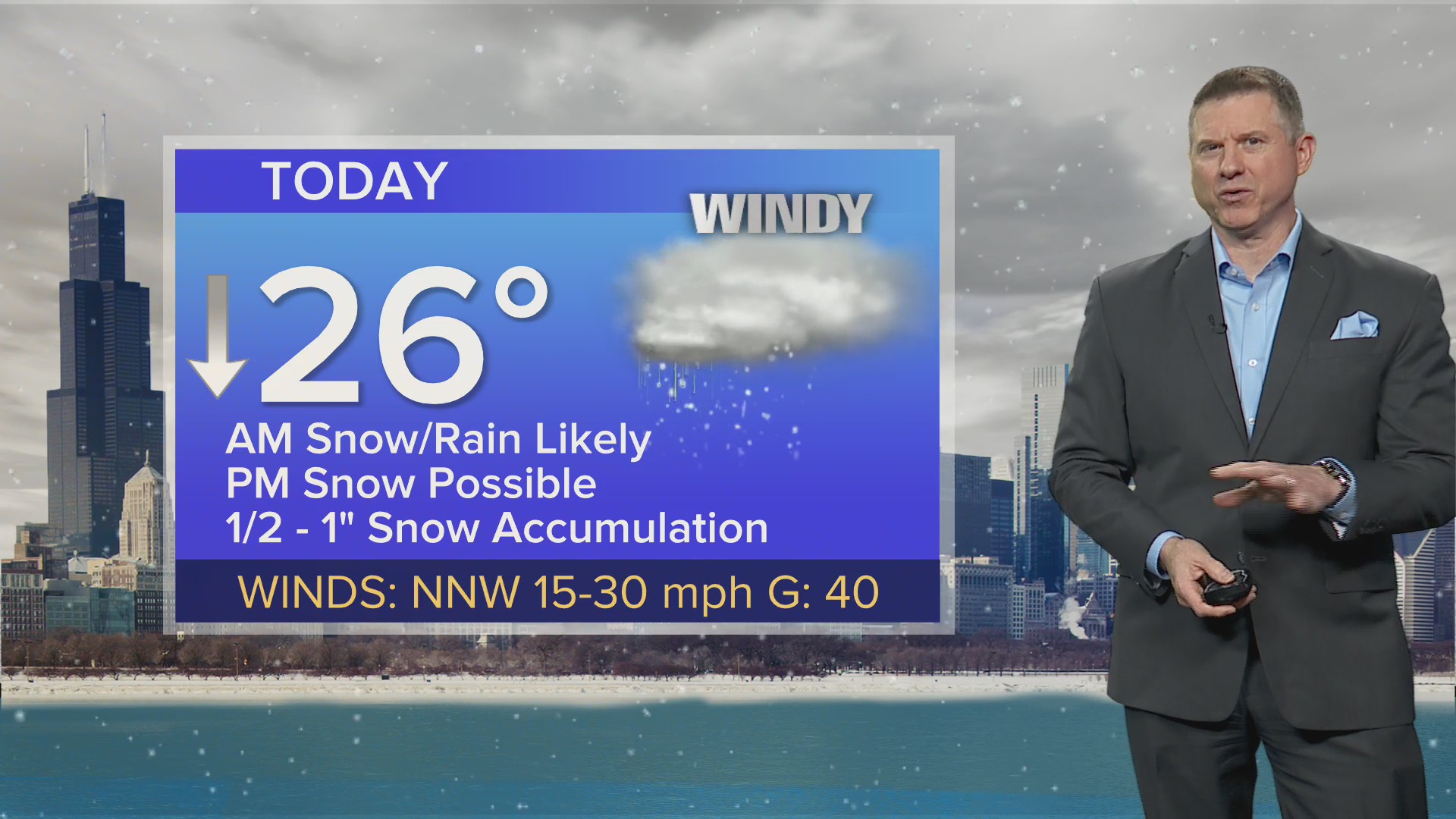 Wednesday forecast: A blustery day, with wind-whipped snow in the ...