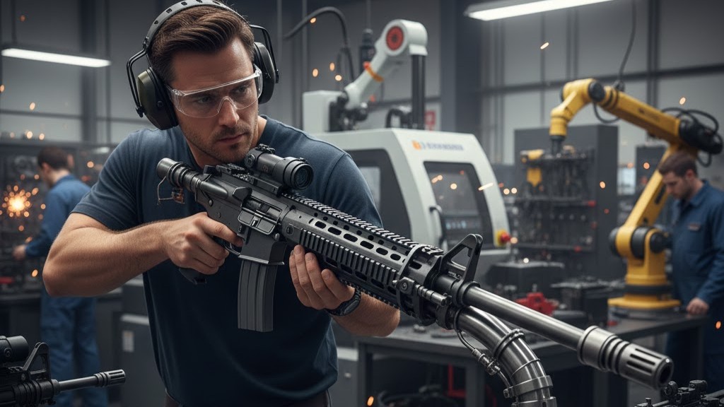 This is the real gun that could shoot around corners