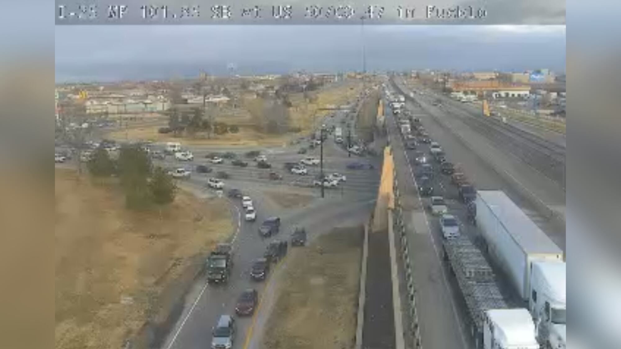 Deadly pedestrian crash causes delays on I-25 in Pueblo
