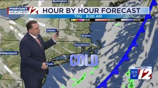 WPRI 12 weather forecast for 12/10/25: Milder today with showers ...