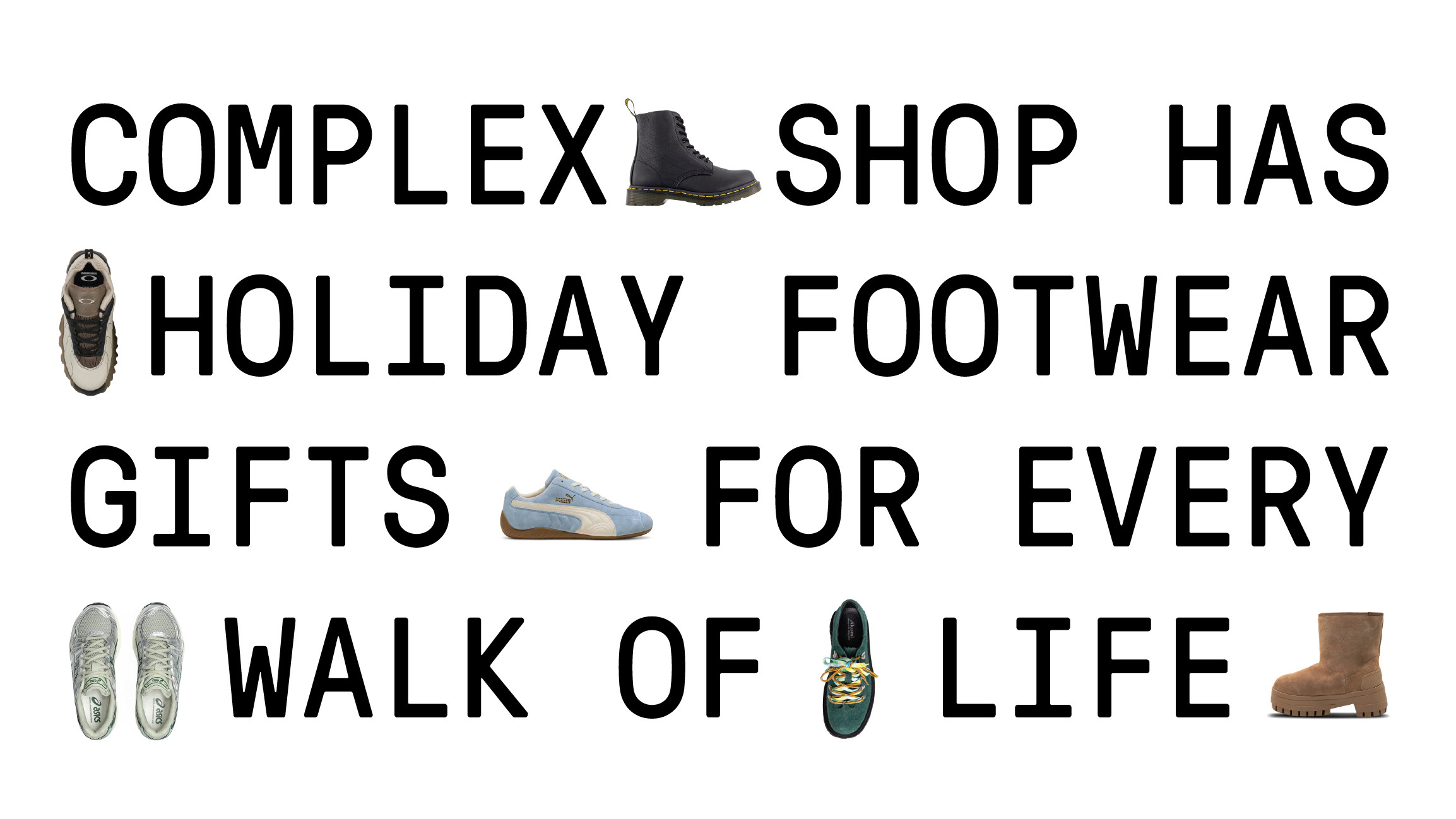 Holiday footwear gifts for every walk of life
