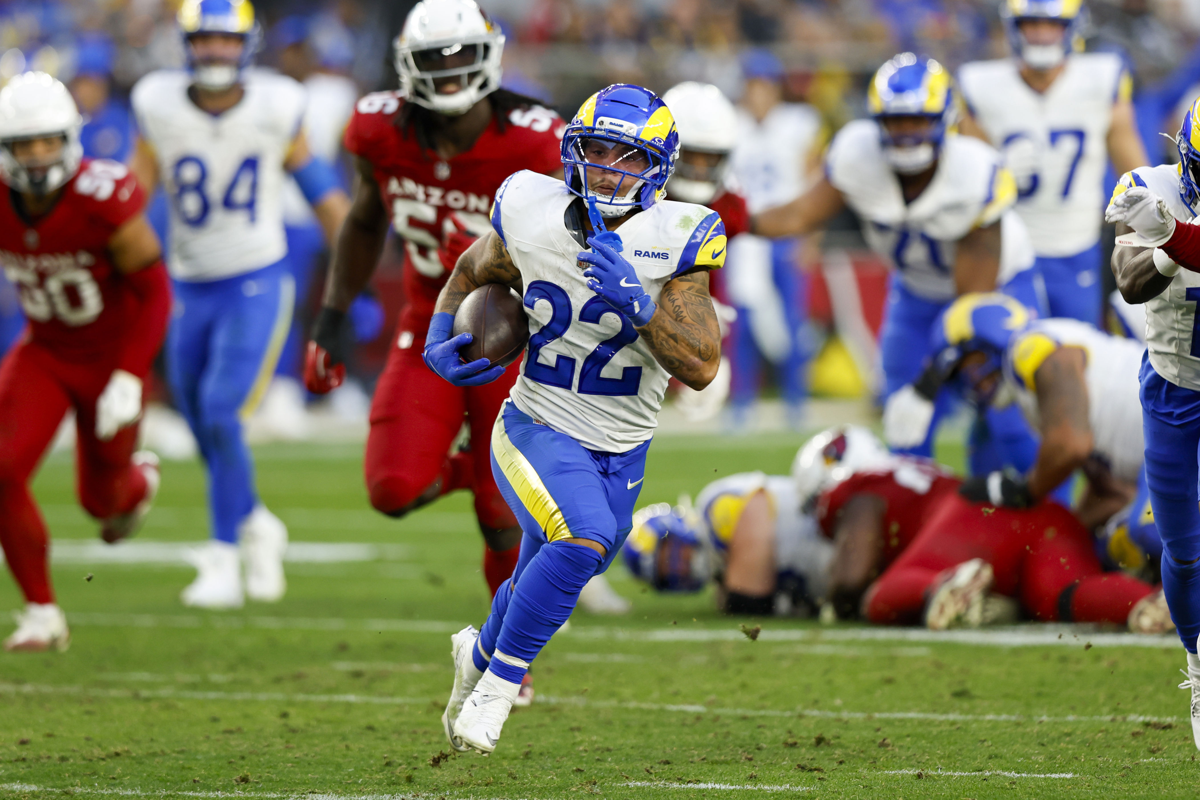Should Rams shift more carries to Blake Corum in run game?