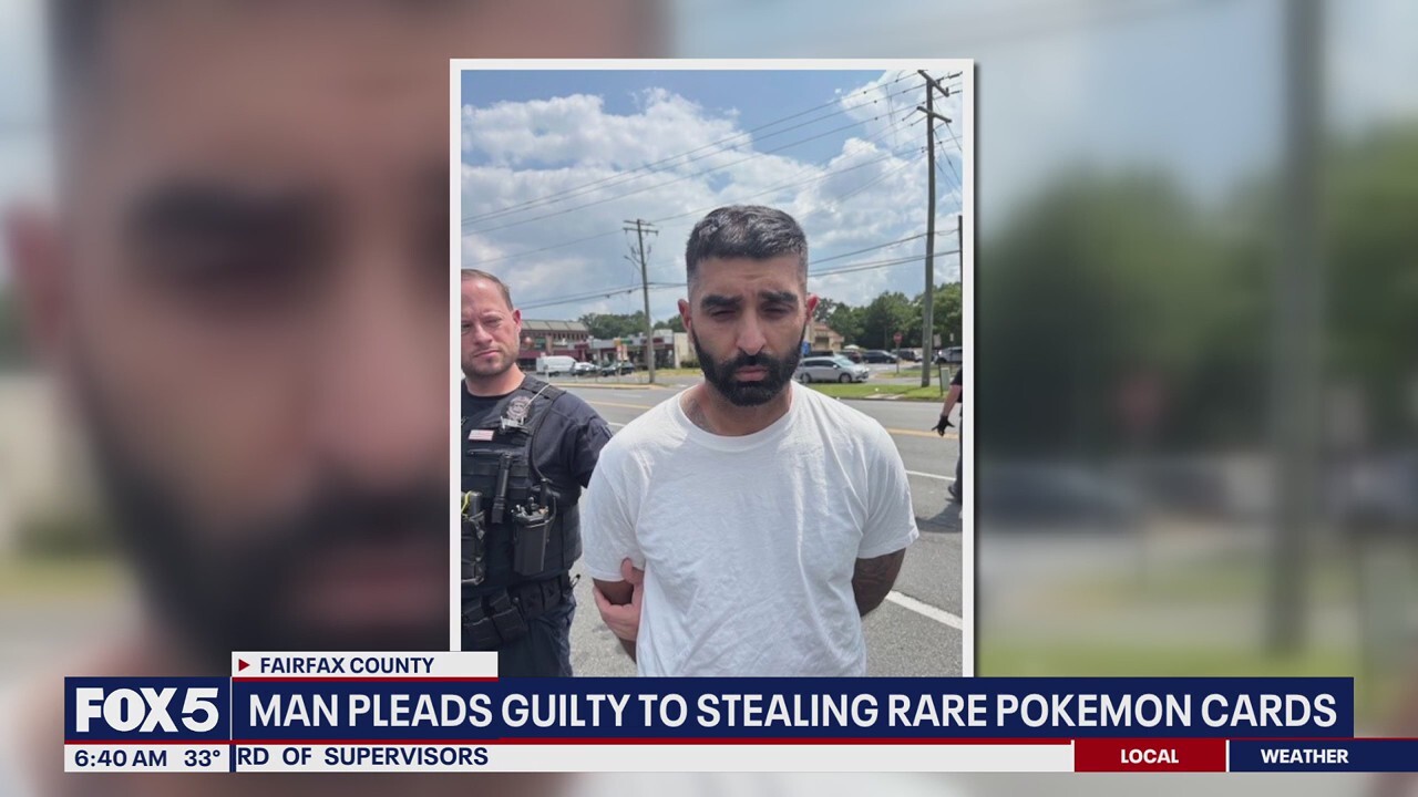 Man pleads guilty in Virginia Pokémon card robbery