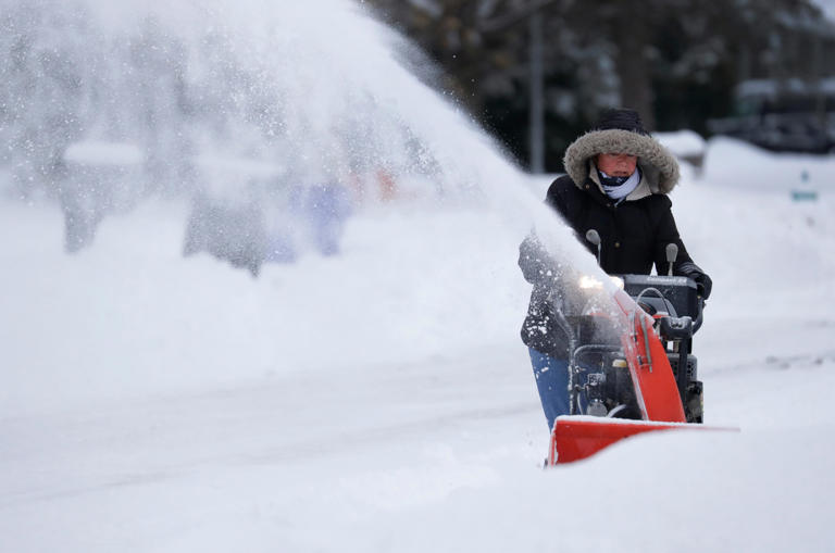 How much snow did the Appleton area get Dec. 9 and 10?