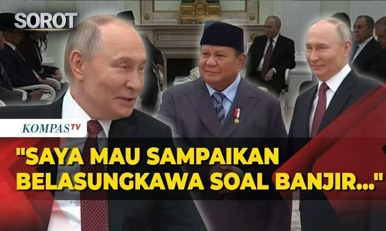 Pertemuan Prabowo dan Putin: Belasungkawa atas Bencana Banjir dan Longsor Sumatera
