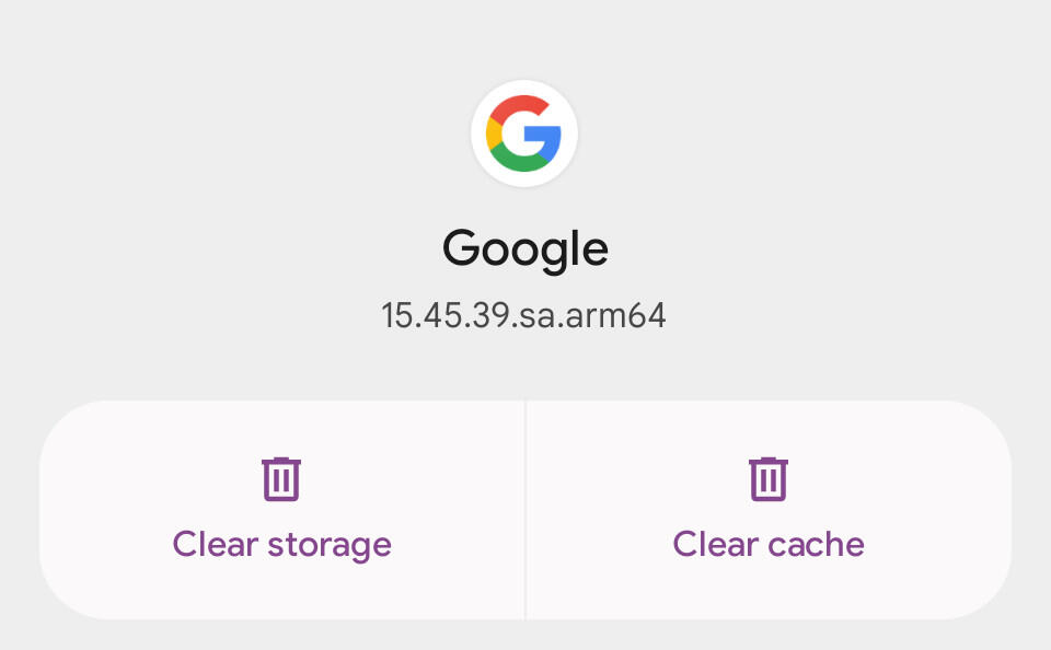 You can also clear the storage if your device is getting full.